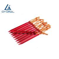 Outdoor Aluminum Alloy Tent Stakes Durable camping Tent Peg